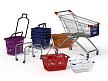 ПОКУПАТЕЛЬСКИЕ КОРЗИНЫ И ТЕЛЕЖКИ