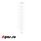Дисплей 10 ячеек А4 горизонтальный, RAL9016, Белый