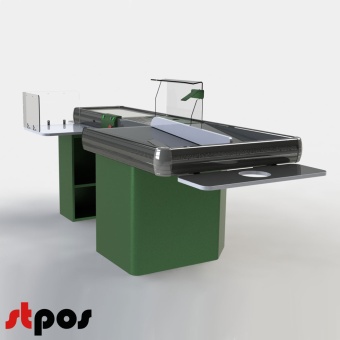 1_Кассовый бокс ГИПЕРМАРКЕТ TR-XL, 2500мм (2965), (с транспортером, широкий накопитель, вырезы)