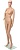 Манекен женский пластиковый стоящий F-1, рост 173см (83-62-86) с макияжем, без парика, телесный