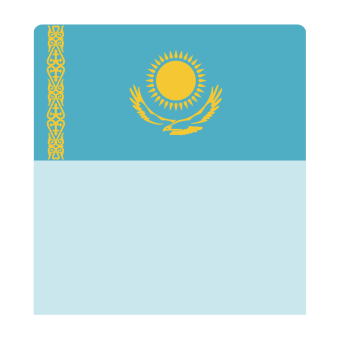 sk_Шелфстоппер stpos ФЛАГИ (Казахстан) из ПЭТ 0,3мм в ценникодержатель, 70х75 мм, голубой