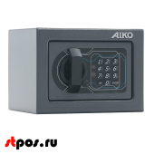 Сейф мебельный AIKO T-140 EL 140x195x140мм, кодовый электронный замок, RAL 7024, Графит