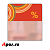 Шелфстоппер STPOS sport из ПЭТ 0,3мм в ценникодержатель, 70х75 мм "%", красный тон