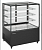 Витрина холодильная кондитерская KC71-130 VV 1,2-1 закрытая,+2+10,1200х700х1350,металл+стекло,черная